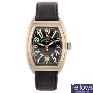 (207292312) An 18ct white gold automatic gentleman's Franck Muller Conquistador wrist watch.