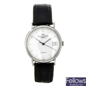 (31253) A stainless steel automatic gentleman's IWC Shaffhausen wrist watch.