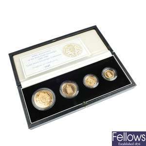 500th Anniversary Gold Proof Sovereign Collection - four coin set.