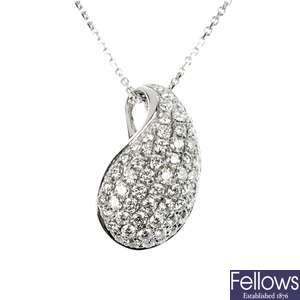 CHIMENTO - a diamond 'Stilla' pendant. The