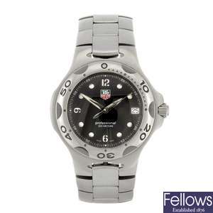 (304287155) A stainless steel quartz gentleman's Tag Heuer Kirium bracelet watch.