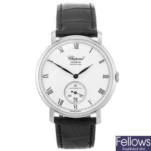 (116185202) A platinum automatic gentleman's Chopard wrist watch.