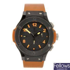 (528747-1-A) A bi-material automatic gentleman's Hublot Big Bang K 1999 chronograph wrist watch.