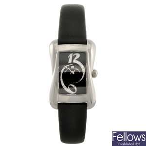 A stainless steel quartz lady's Maurice Lacroix Divina wrist watch.