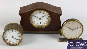 Three various clocks