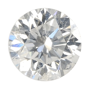 Two brilliant-cut diamonds, weighing 0.68 and 0.61ct.