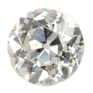 An old-cut diamond, weighing 0.61ct.