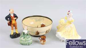 Five items of Royal Doulton