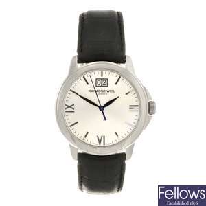 (503032791) A stainless steel quartz gentleman's Raymond Weil Tradition wrist watch.