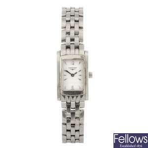 A stainless steel quartz lady's Longines Dolce Vita bracelet watch.