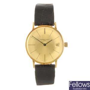 An 18k gold automatic gentleman's Eterna-Matic 3000 wrist watch.