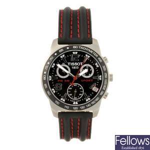 A stainless steel quartz chronograph gentleman's Tissot PR50 Sport wrist watch.