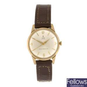 (403046751) A 9ct gold manual wind gentleman's Tudor Royal wrist watch.