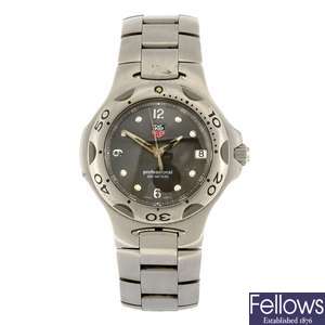 (65593) A stainless steel quartz gentleman's Tag Heuer Kirium bracelet watch.