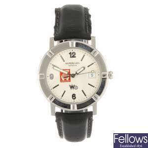 (604012432) A stainless steel quartz gentleman's Raymond Weil W1 wrist watch.