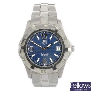 (959000205) A stainless steel automatic gentleman's Tag Heuer 2000 Exclusive bracelet watch.