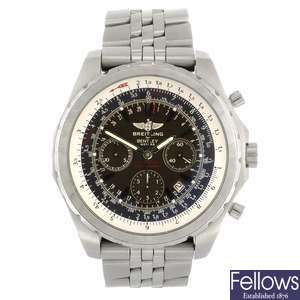 (948000919) A stainless steel automatic gentleman's Breitling for Bentley Motors T bracelet watch.