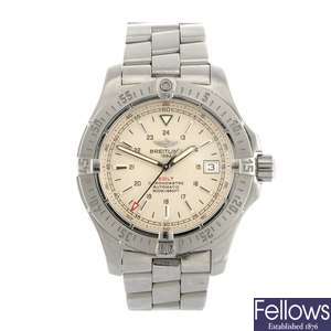 (413016120) A stainless steel automatic gentleman's Breitling Colt bracelet watch.