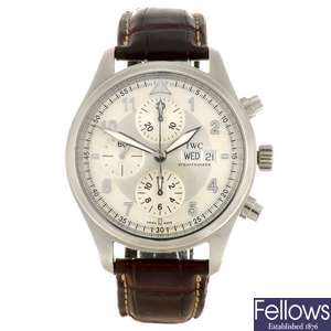 (109474) A stainless steel automatic gentleman's IWC Fliegeruhr wrist watch.