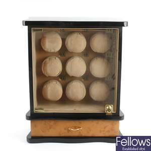 9 watch winder cabinet with drawer