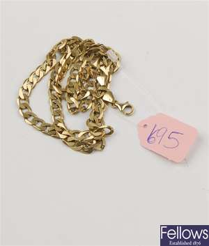(201208564) ring curb necklet