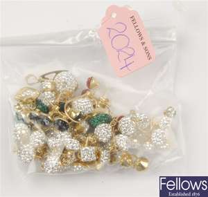 (116192951) four assorted bracelets, nine pairs of assorted earrings, five assorted pendants
