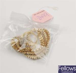 (123170955)  fancy necklet, ring cluster ring
