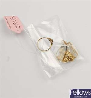 (1102019506) bracelet link bracelet, two assorted rings