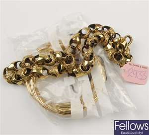 (131143909)  hoop earrings,  belcher necklace