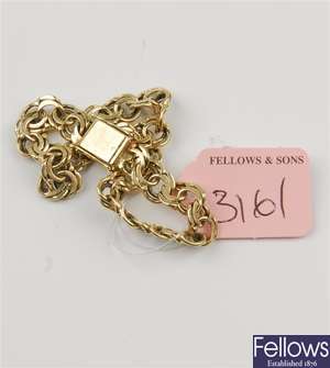 (808011430) ring link bracelet