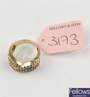 (602037605) 9ct diamond set ring