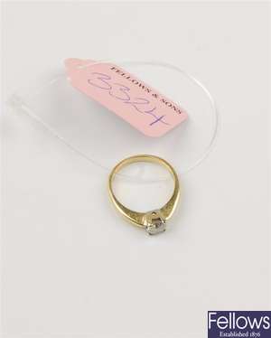 (220984924) ring single stone ring