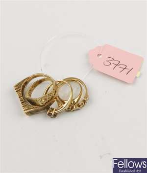 (814029713) six assorted rings