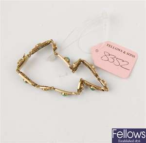 (0012019) fancy stone set bracelet