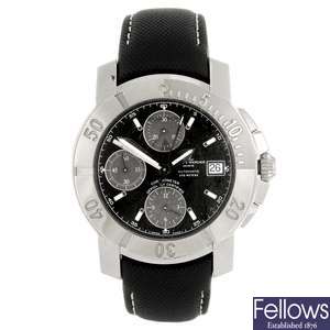 A stainless steel automatic chronograph gentleman's Baume & Mercier Capeland wrist watch.