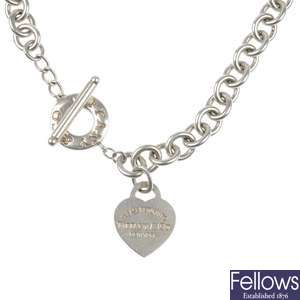 Tiffany' belcher-link necklace and bracelet