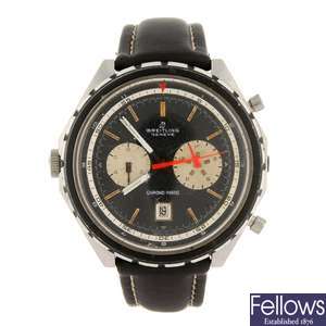 A gentleman's stainless steel Breitling Chrono-Matic bracelet watch.