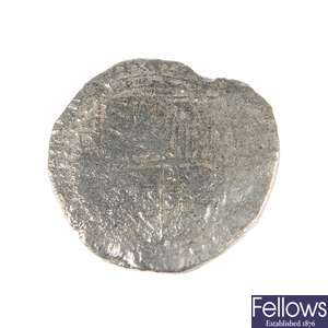 Bolivia, Philip III (1598-1621), silver cob 8-Reales with certificate.