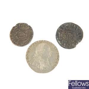 Henry III and William IV silver minor silver coins (7).