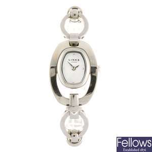 A lady's stainless steel Links Of London bracelet watch.