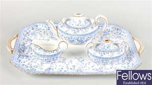 A Royal Crown Derby porcelain 'Osborne' pattern service