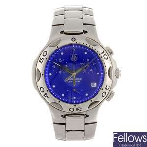 (401053416) A stainless steel quartz chronograph gentleman's Tag Heuer Kirium bracelet watch.