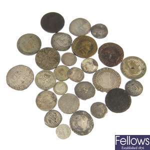 Henry VI to George VI silver coins.