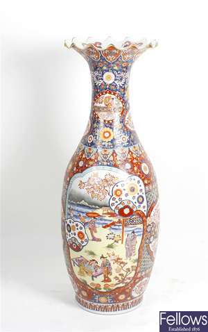 A large reproduction Oriental vase