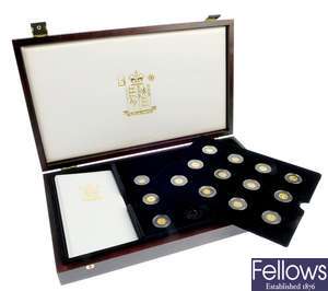 Royal Mint Finest Gold Miniature Collection.