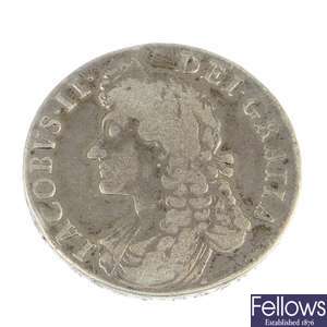 James II, Crown 1688.