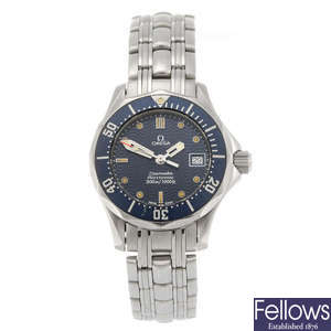 OMEGA - a lady's Seamaster Professional bracelet watch.