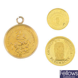 Caciques de Venezuela, Paramacay commemorative gold coin, etc.
