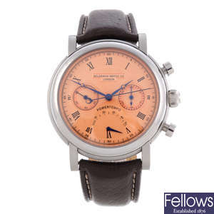 BELGRAVIA WATCH CO. - a limited edition stainless steel gentleman's Power Tempo chronograph wrist watch.