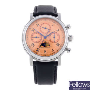 BELGRAVIA WATCH CO. - a stainless steel limited edition gentleman's Power Tempo chronograph wrist watch.